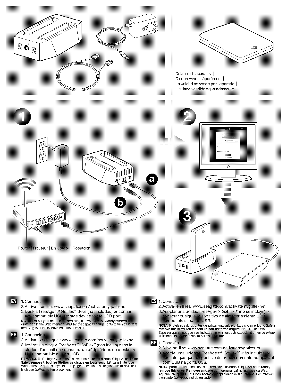 goflex home quick start guide