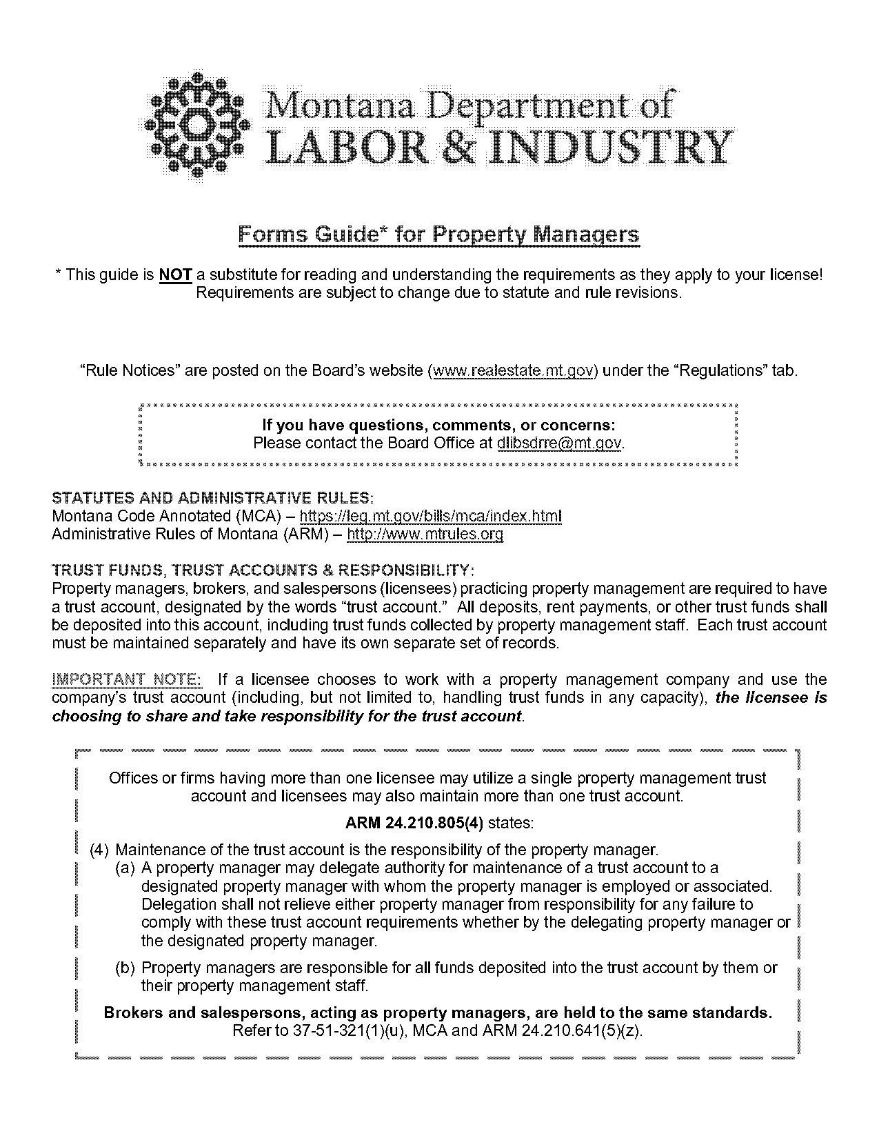 resident manager agreement form