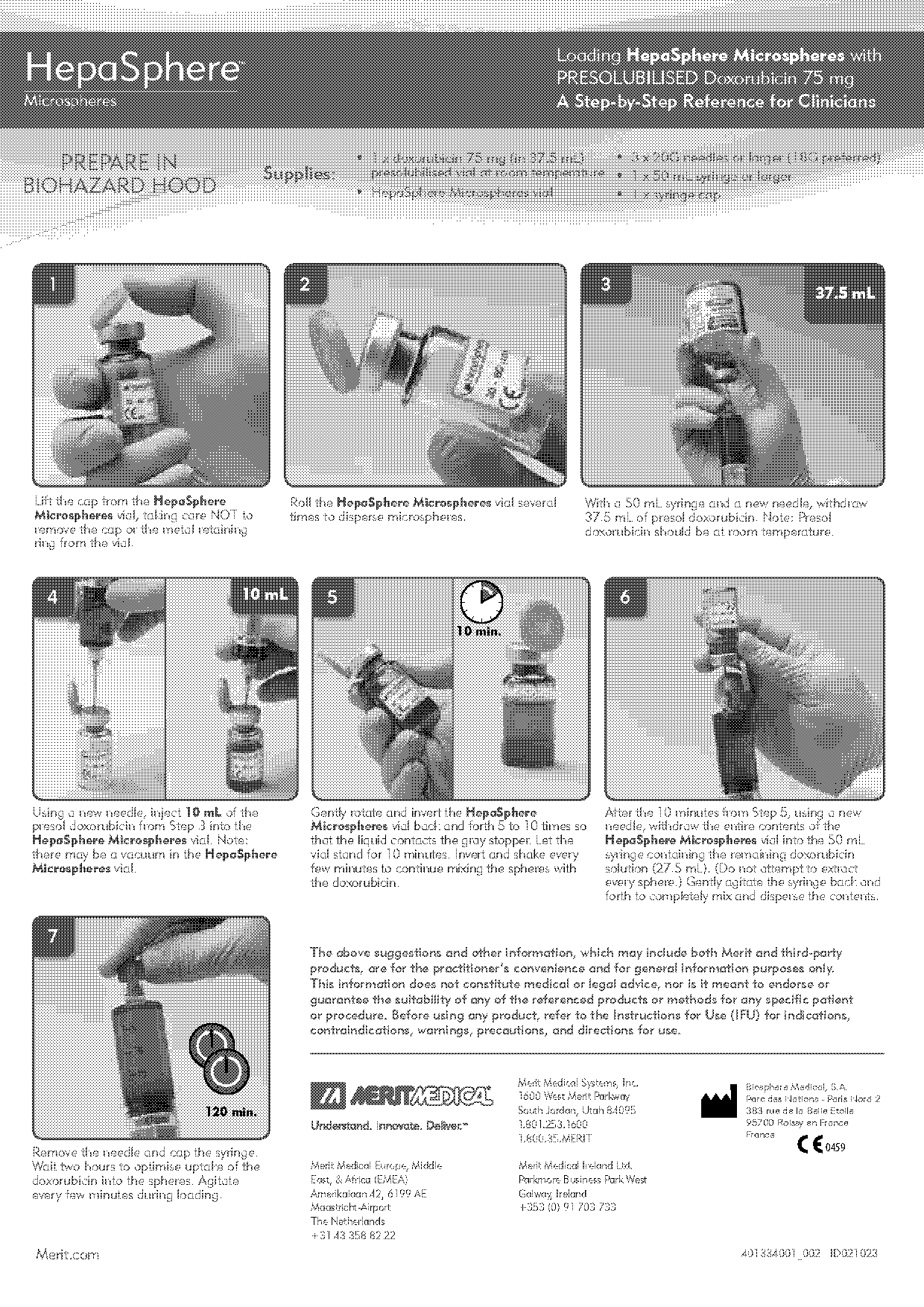 hepasphere instructions for use