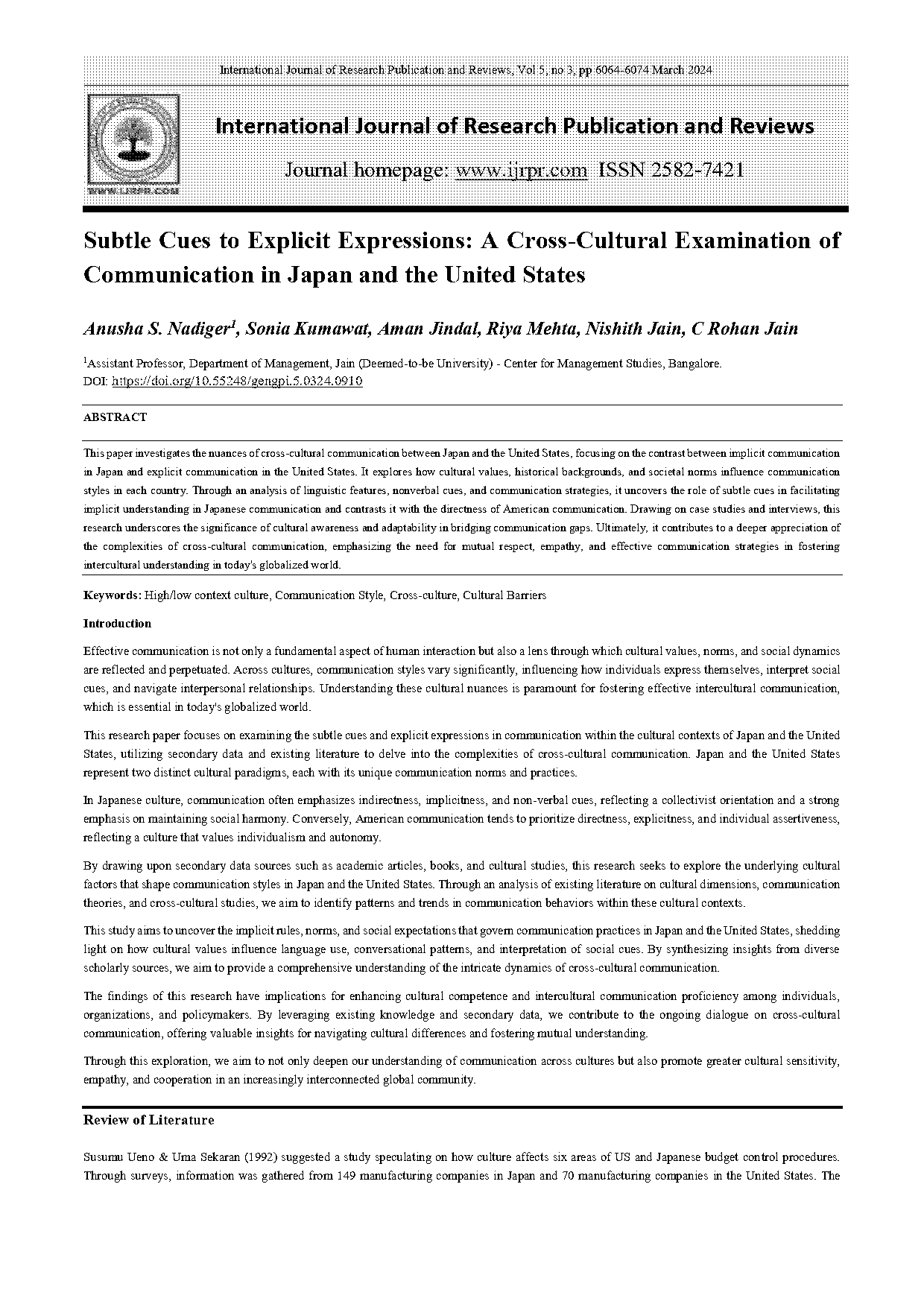 direct vs indirect communication cultrual differences