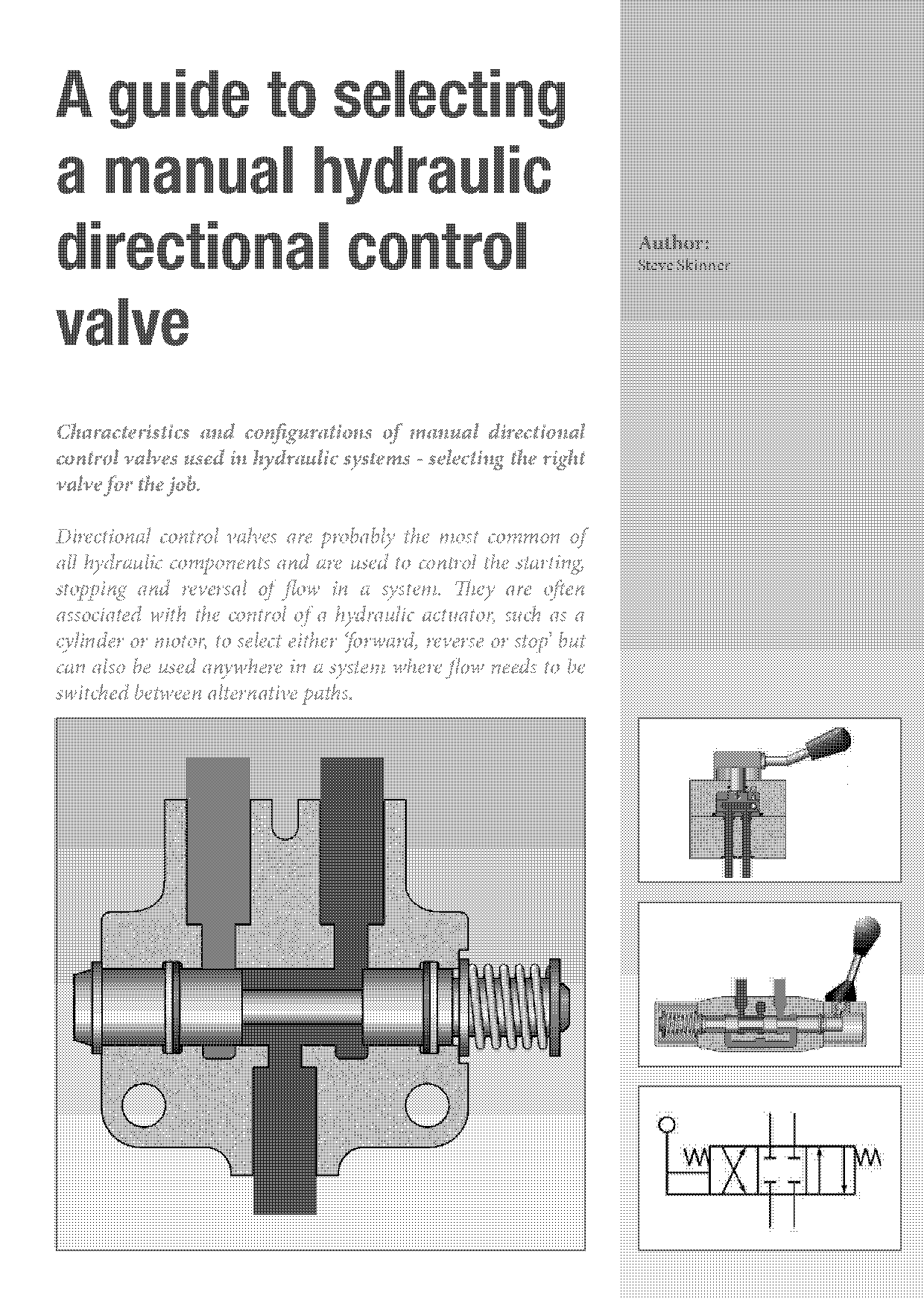 manual directional control valve pdf