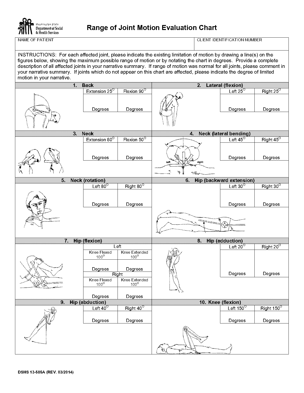 rom muscle assessment documentation xls doc