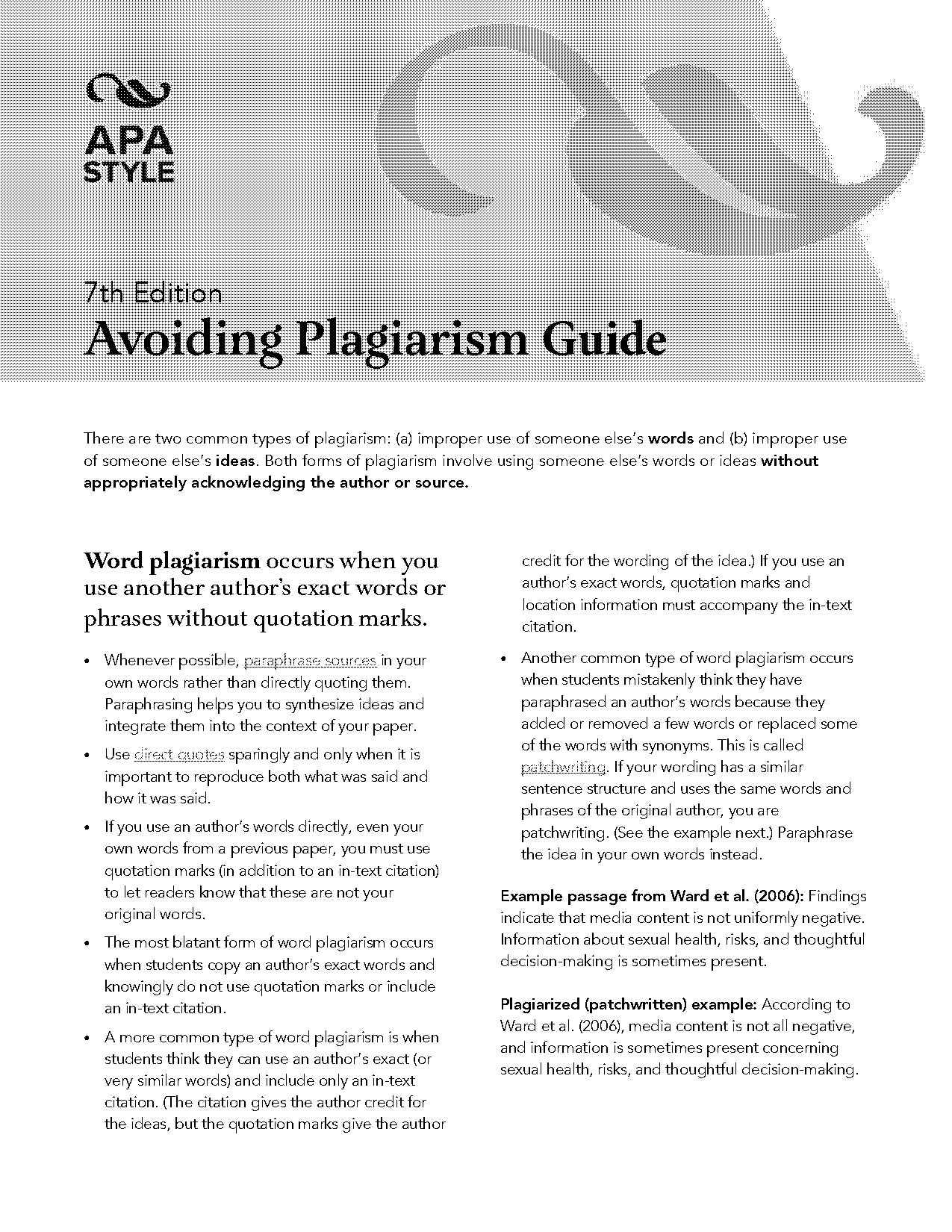 avoiding self plagiarism journal article