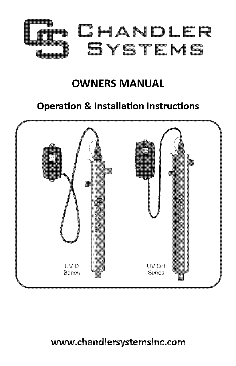 ats ultraviolet disinfection system manual