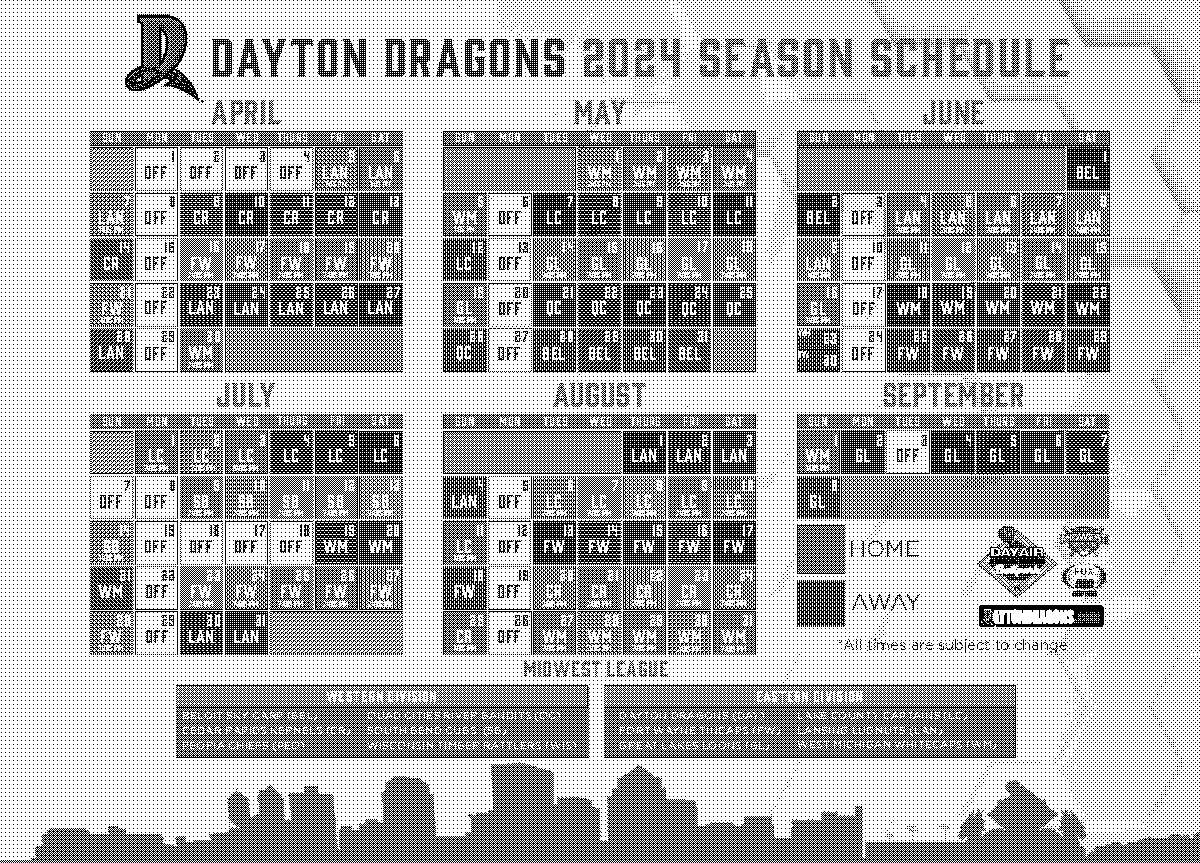 dayton dragons baseball schedule