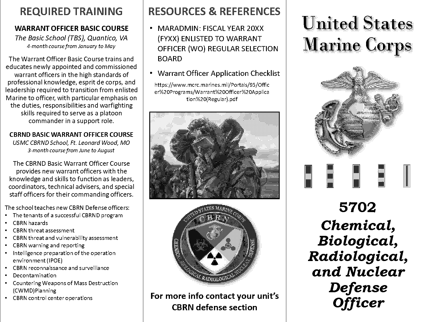 what is a warrant officer usmc