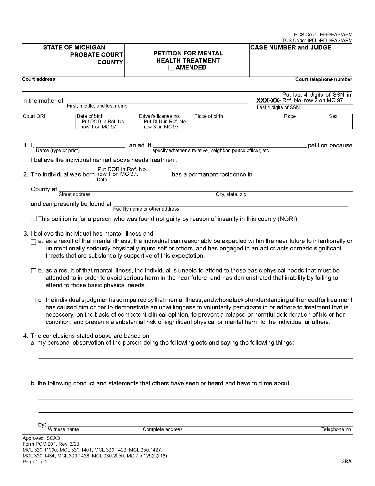 ser state of michigan application