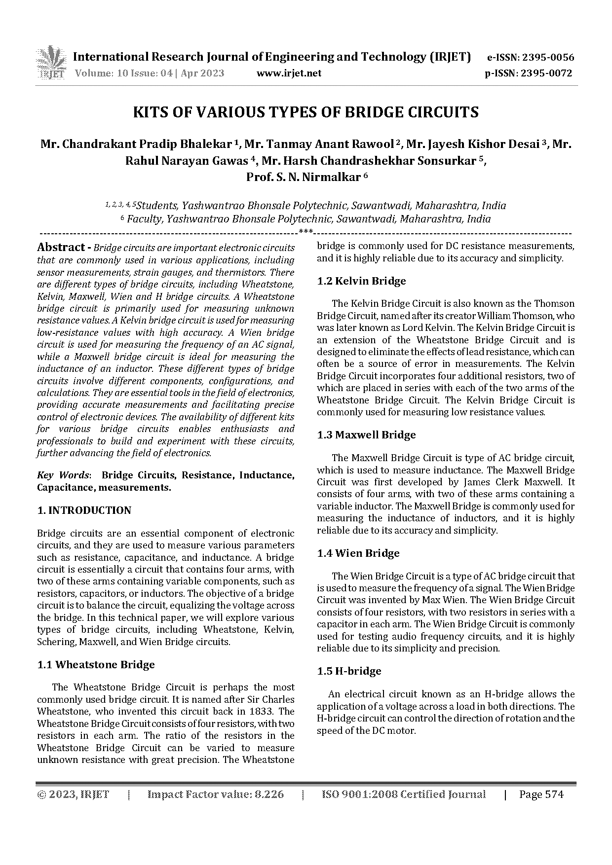 applications of maxwell inductance bridge