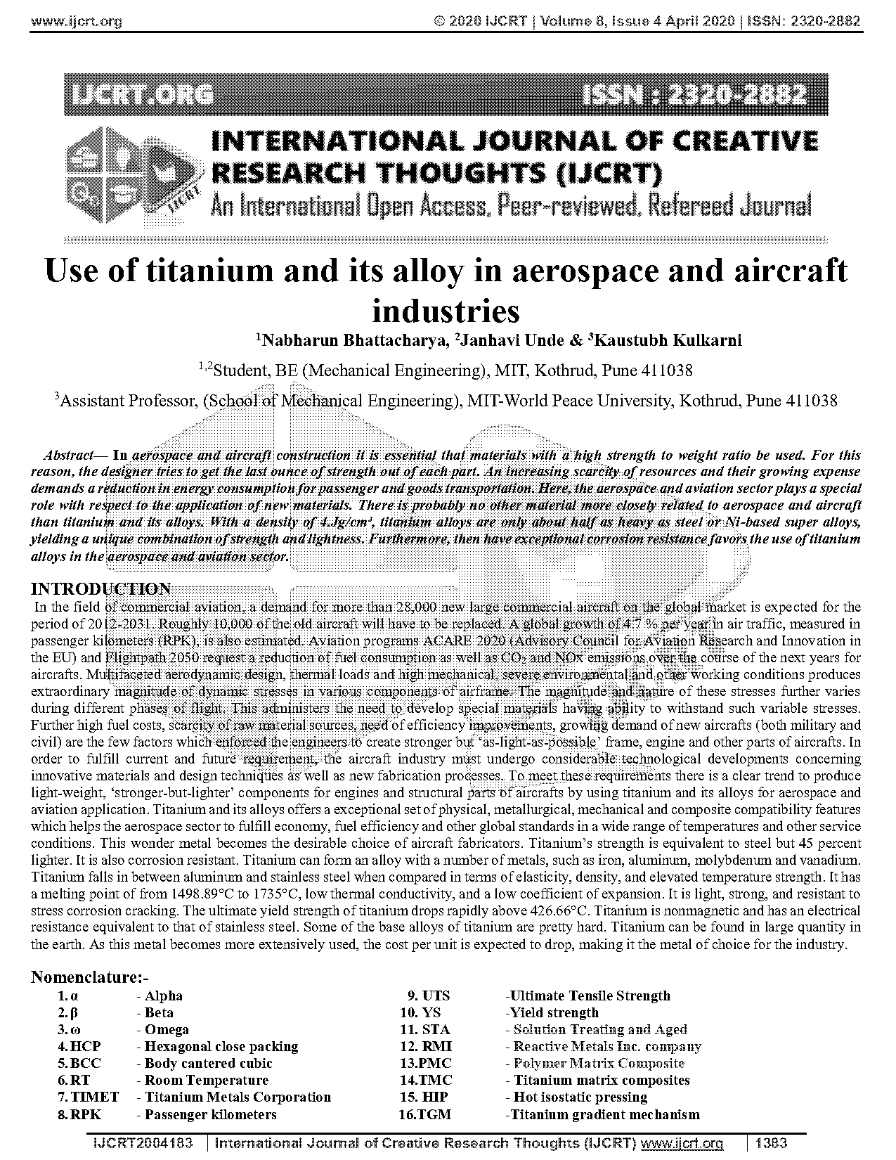 application of titanium alloys in aerospace