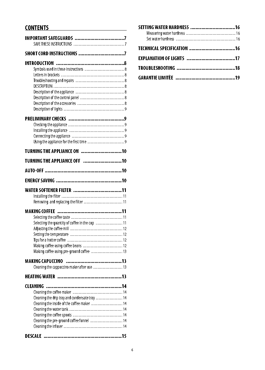 delonghi ecodecalk instructions for use