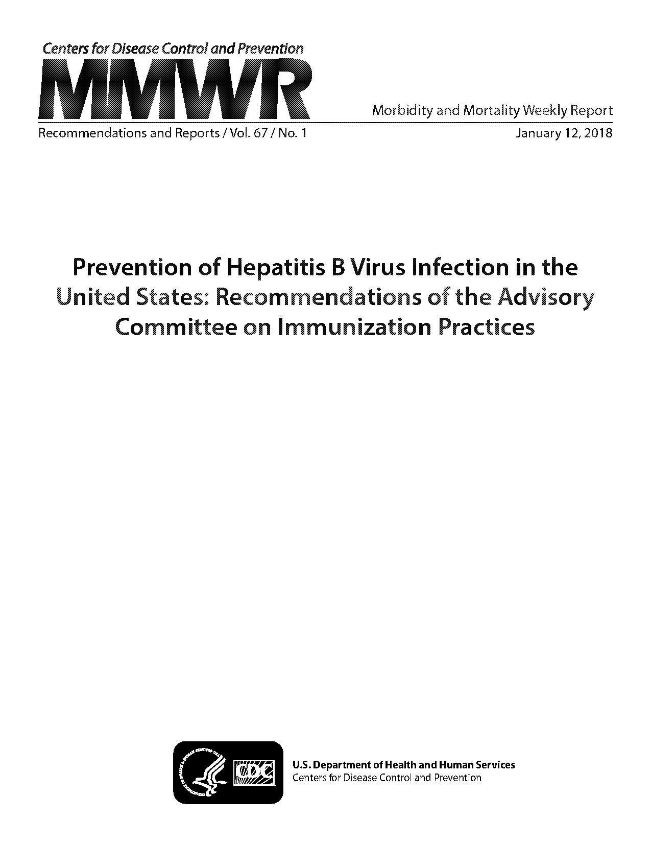 cdc vacine recommendations ra