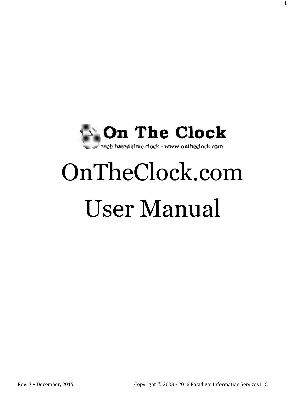 step by step instructions how to install ontheclock