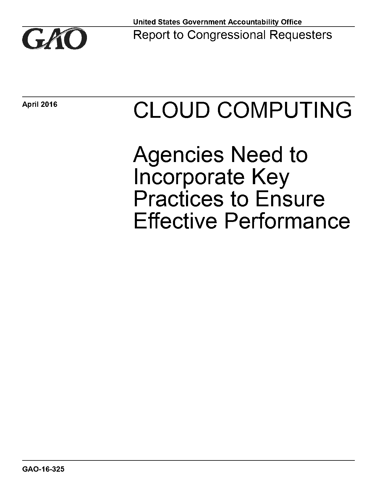 government cloud computing contracts