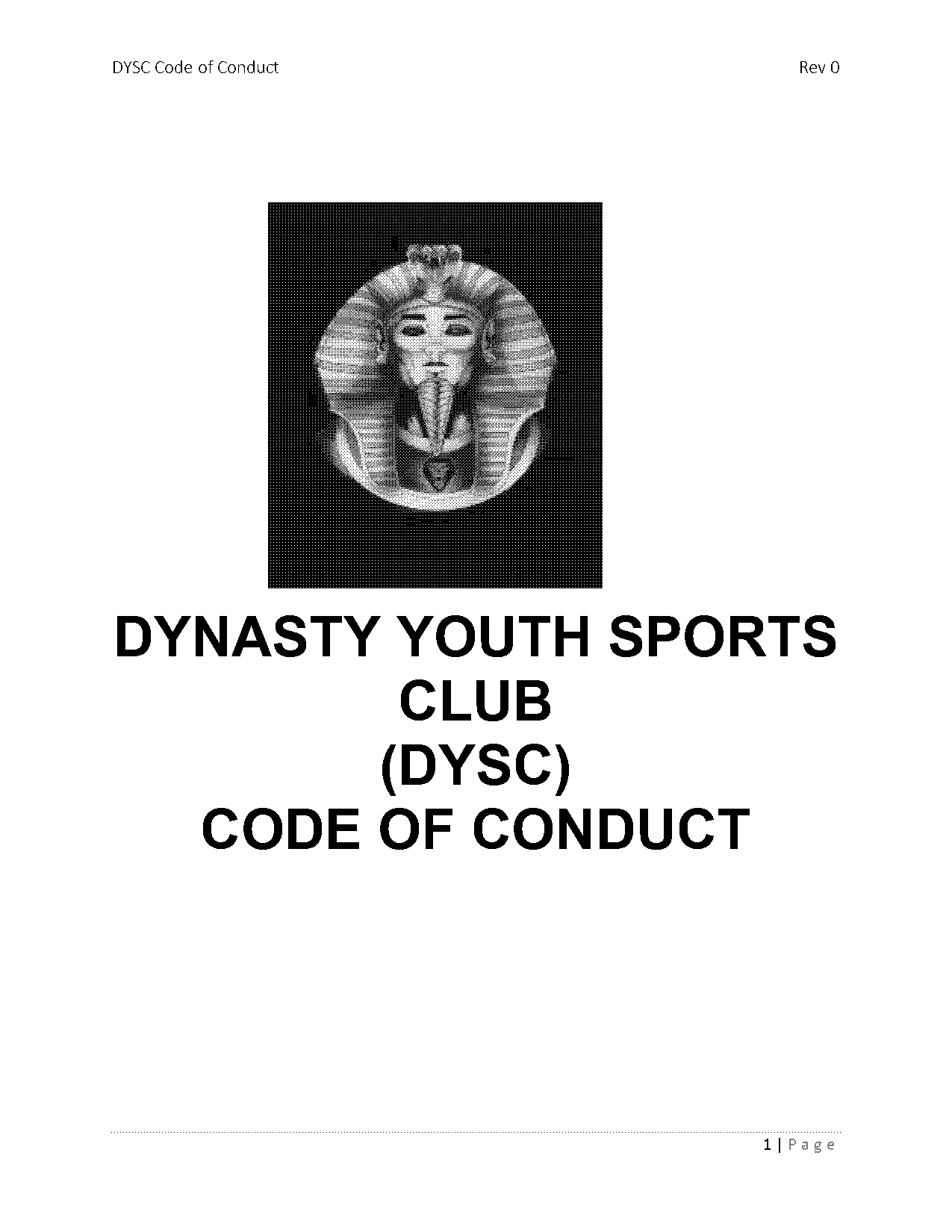 sample code of conduct for youth sports