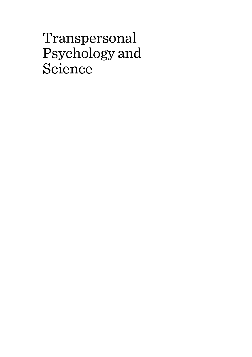 example of presenting problem through transpersonal theory