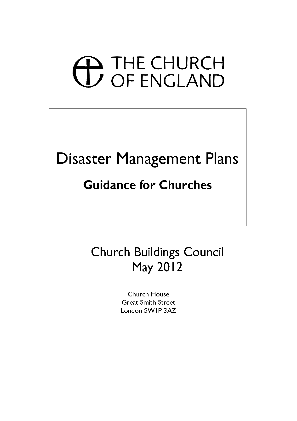 disaster management plan uk