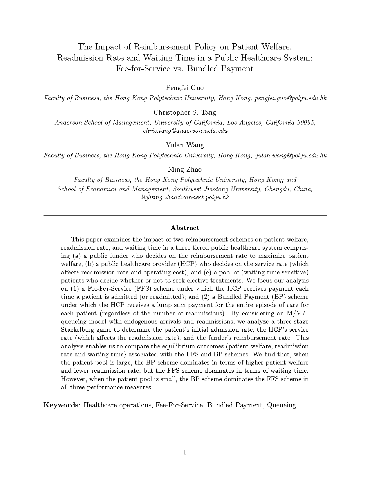 patient waiting time policy