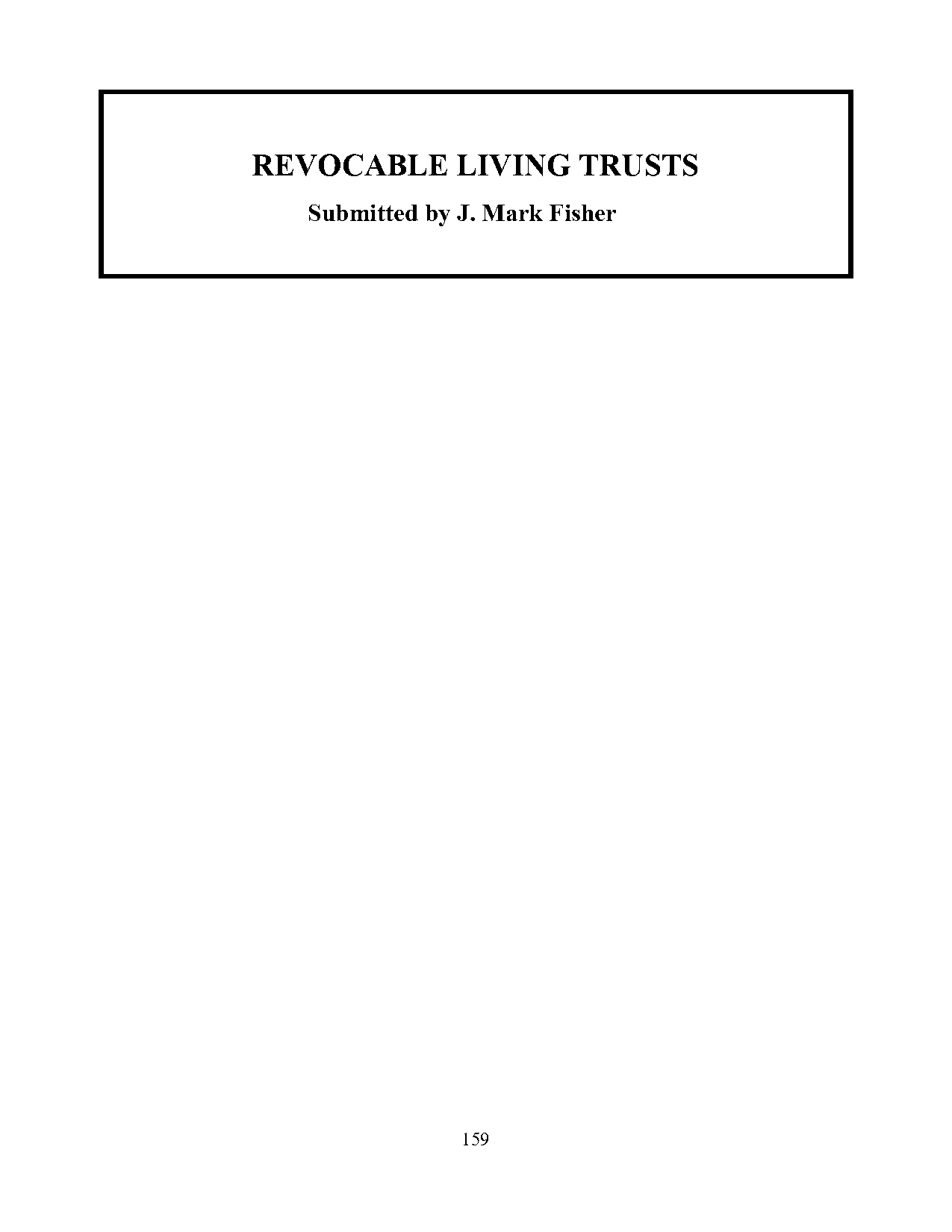 a filled out sample revocable living trust