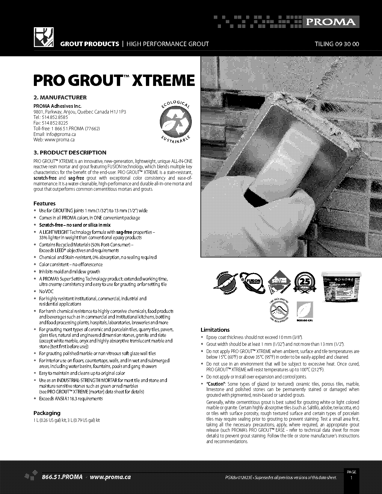 fusion pro grout instructions