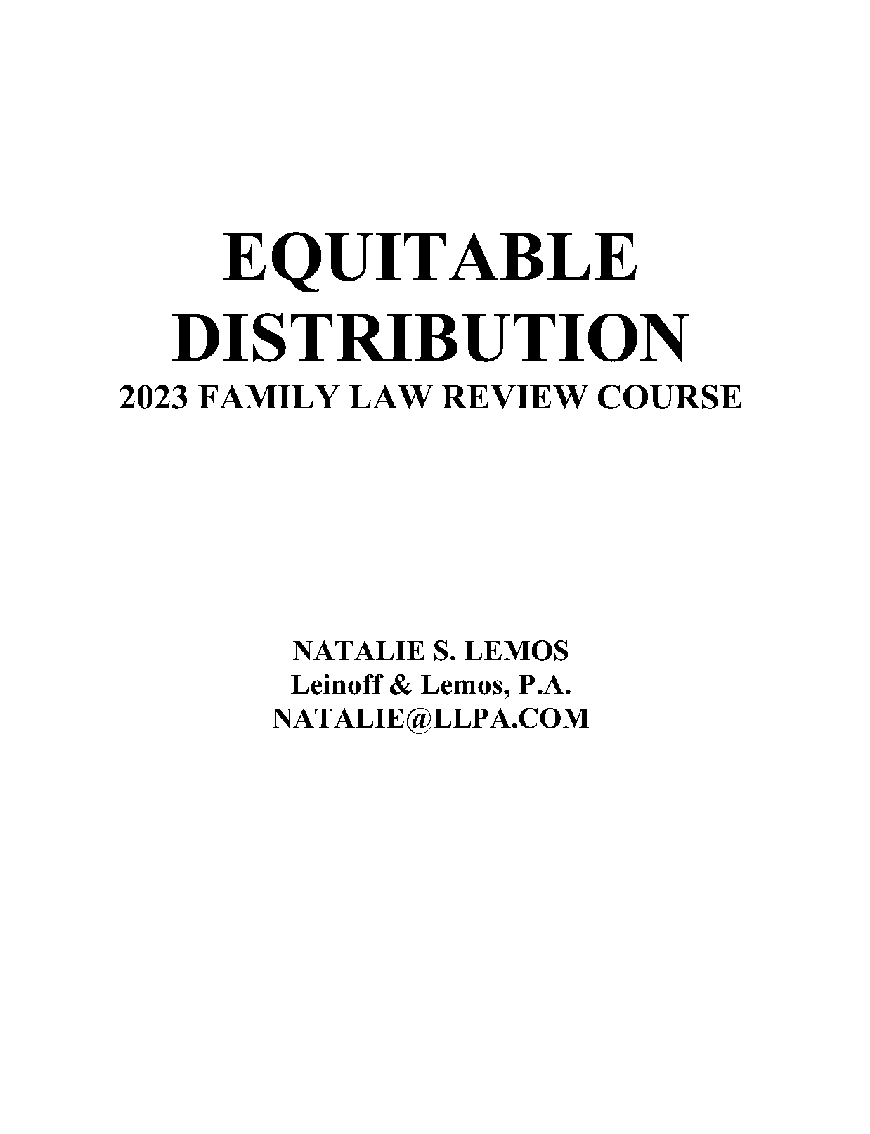 ny divorce law equitable distribution