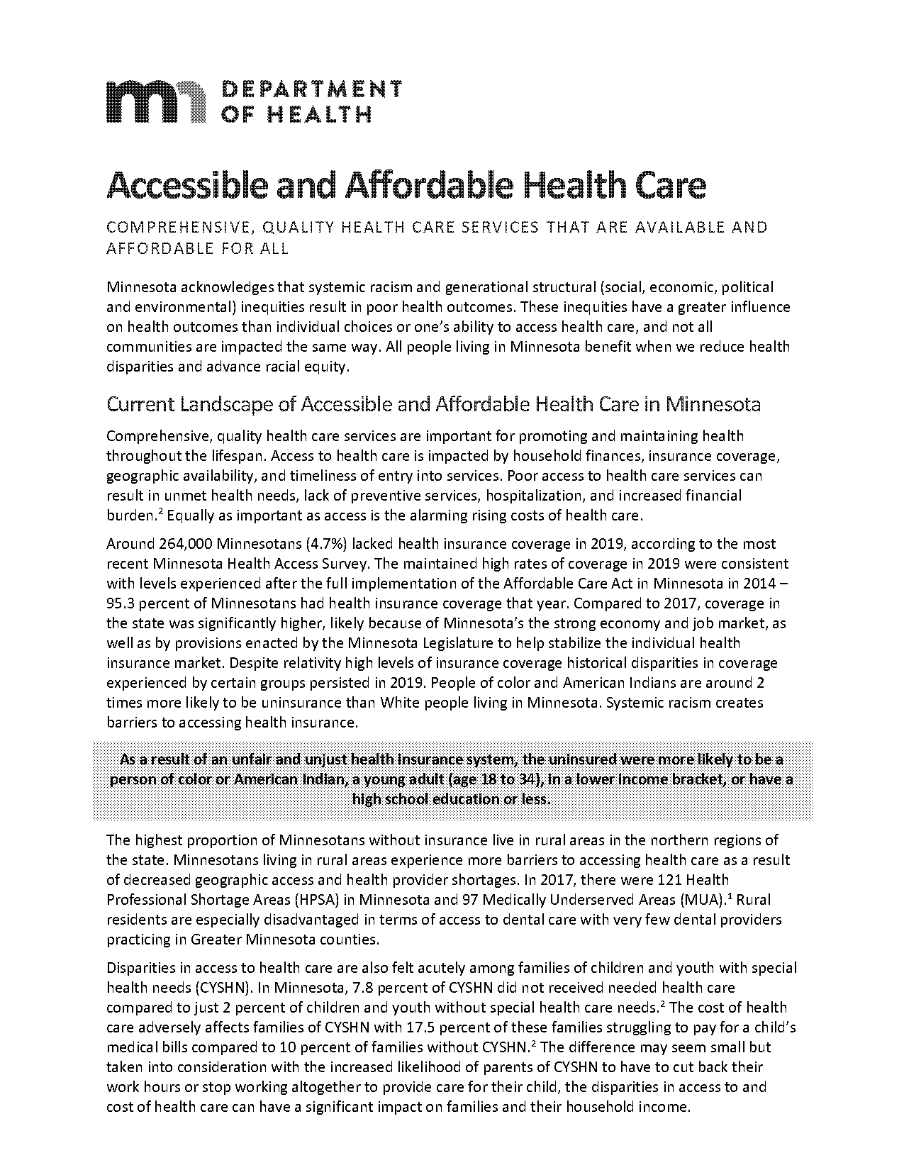 strengths of the affordable care act