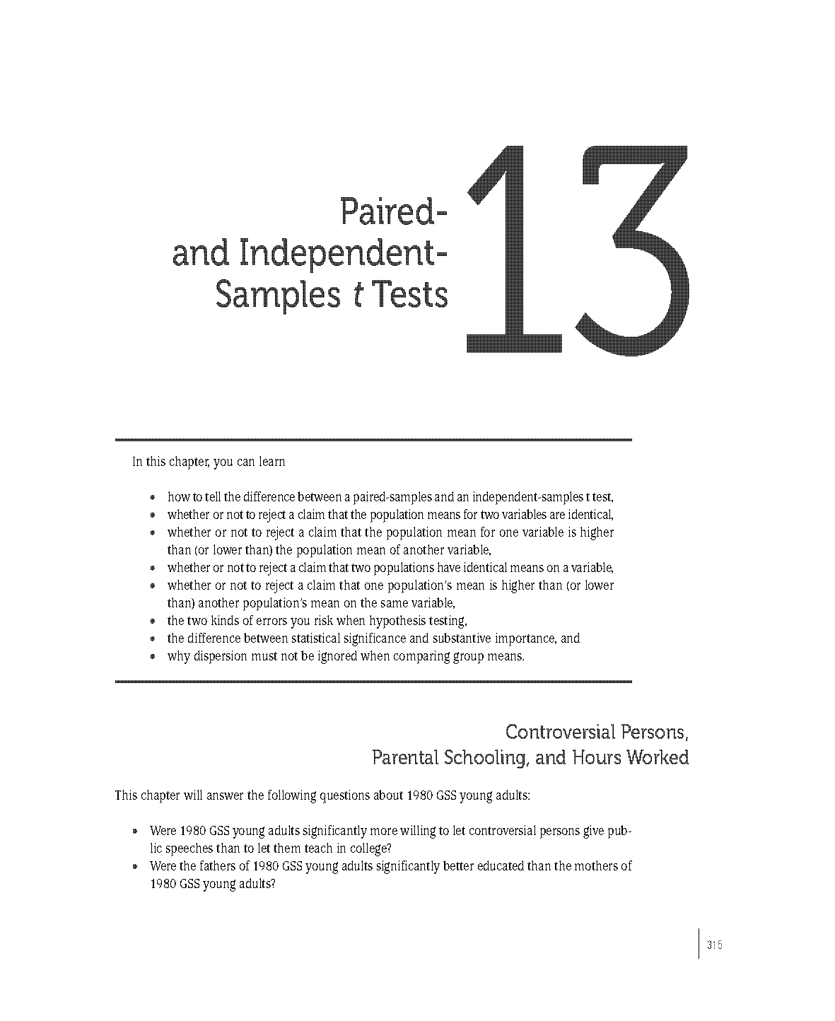 independent samples t test example problem