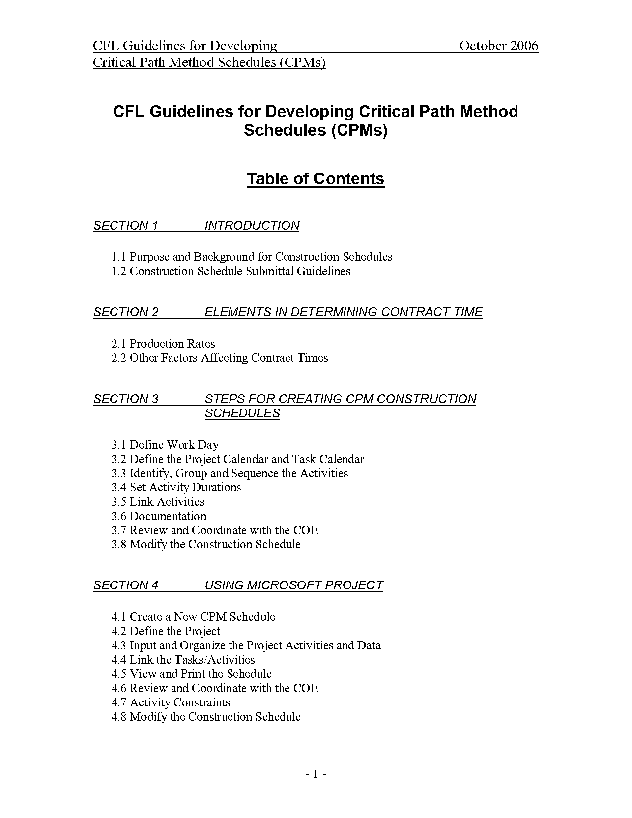 sample project plan with critical path