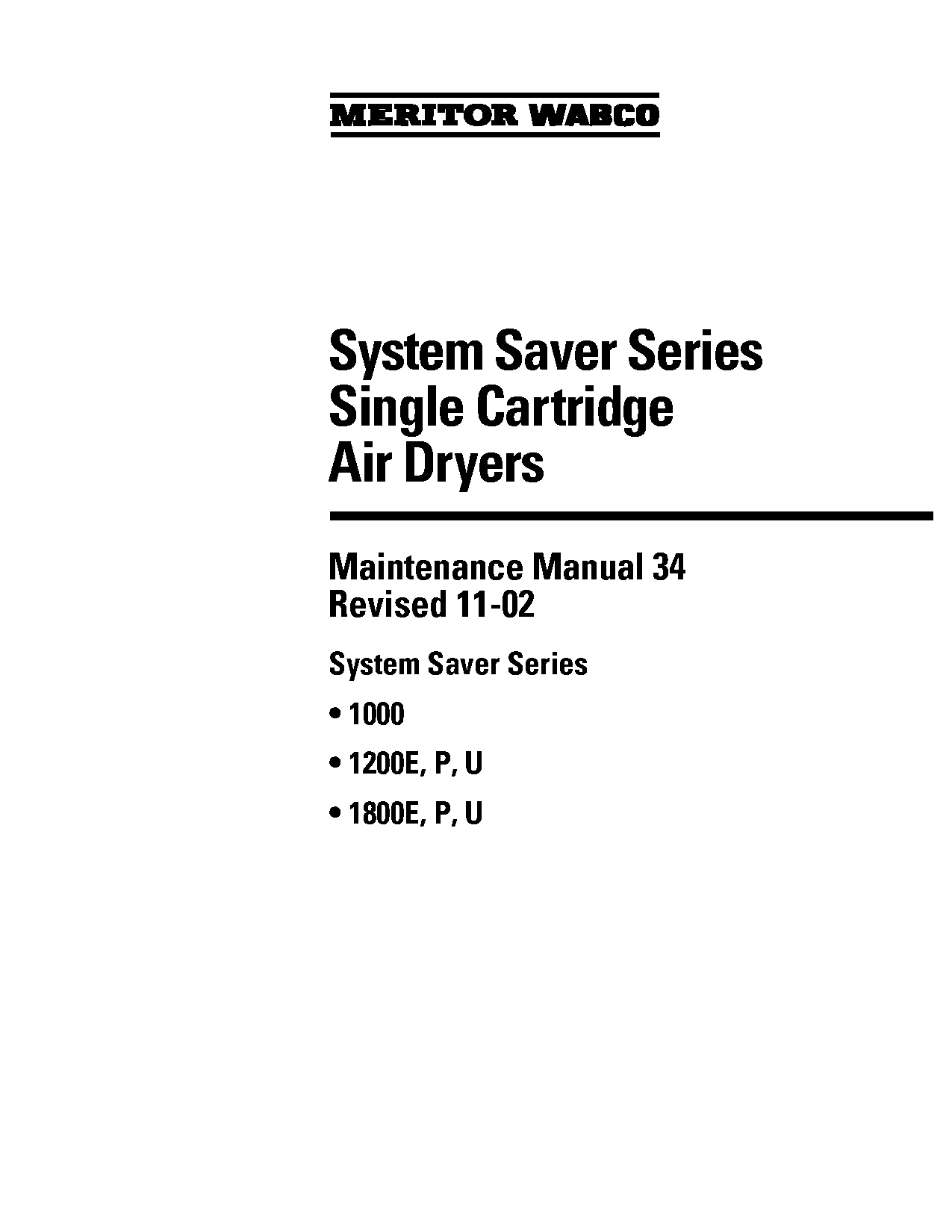 meritor psi system manual