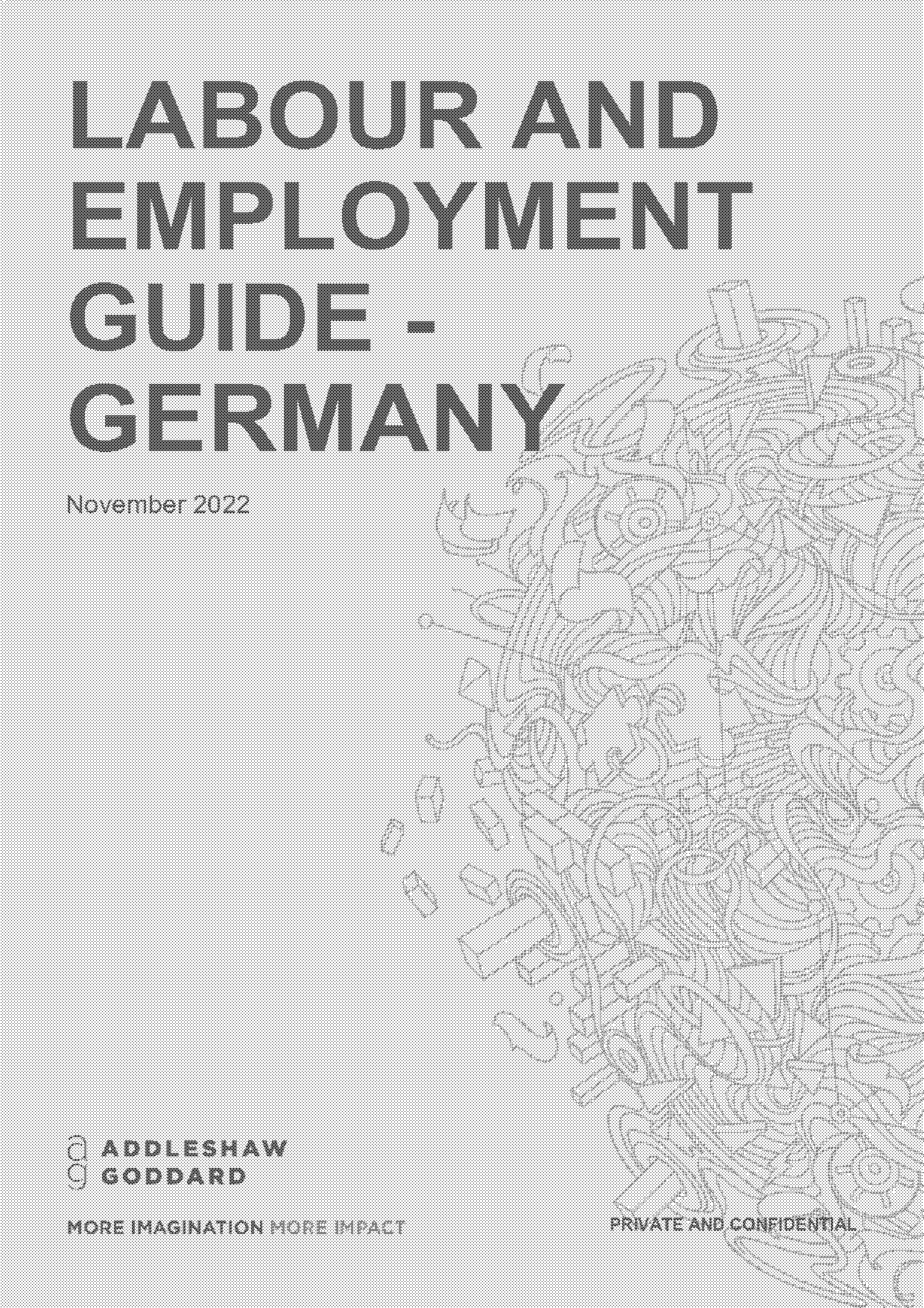 german employment protection act