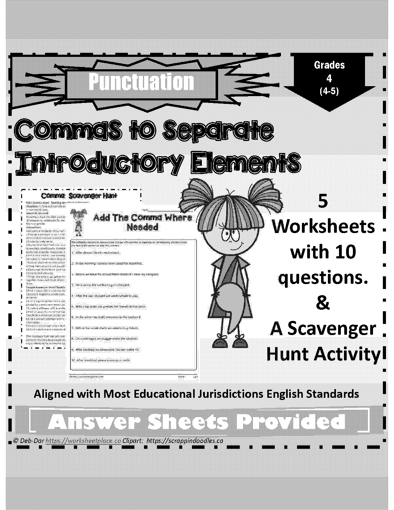 elements of a sentence worksheets