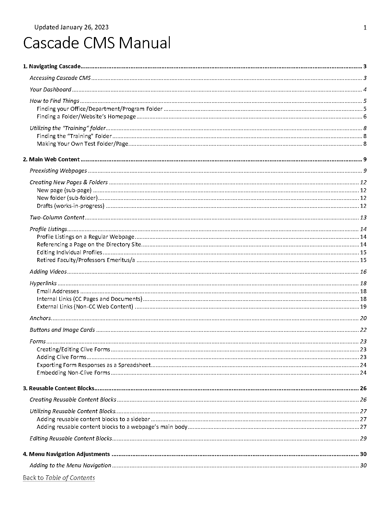 google docs sidebar table of contents