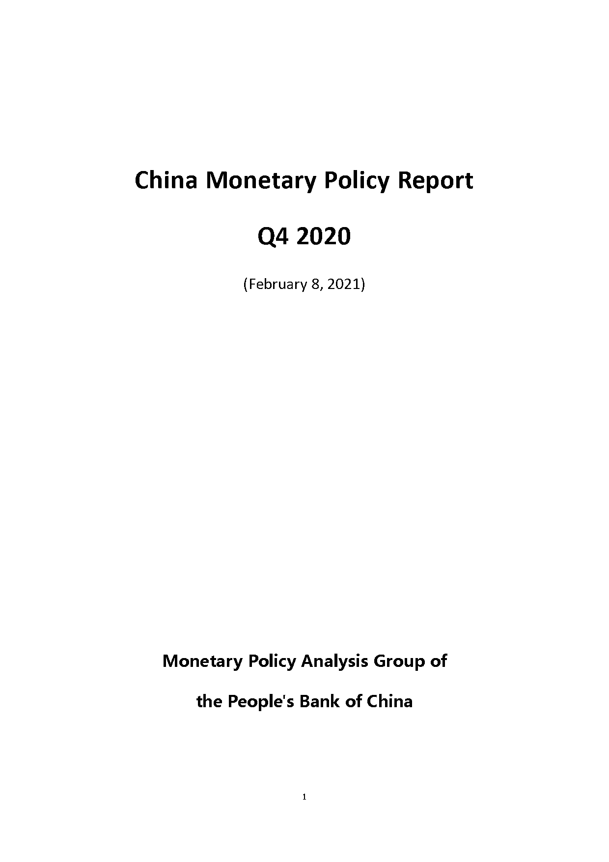 china trying to use montary policies