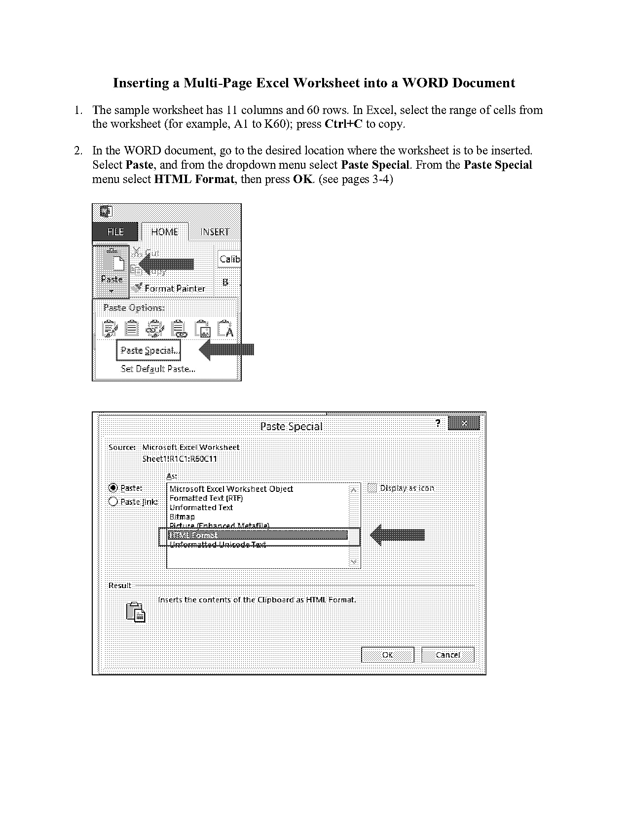 how to fit an excel worksheet