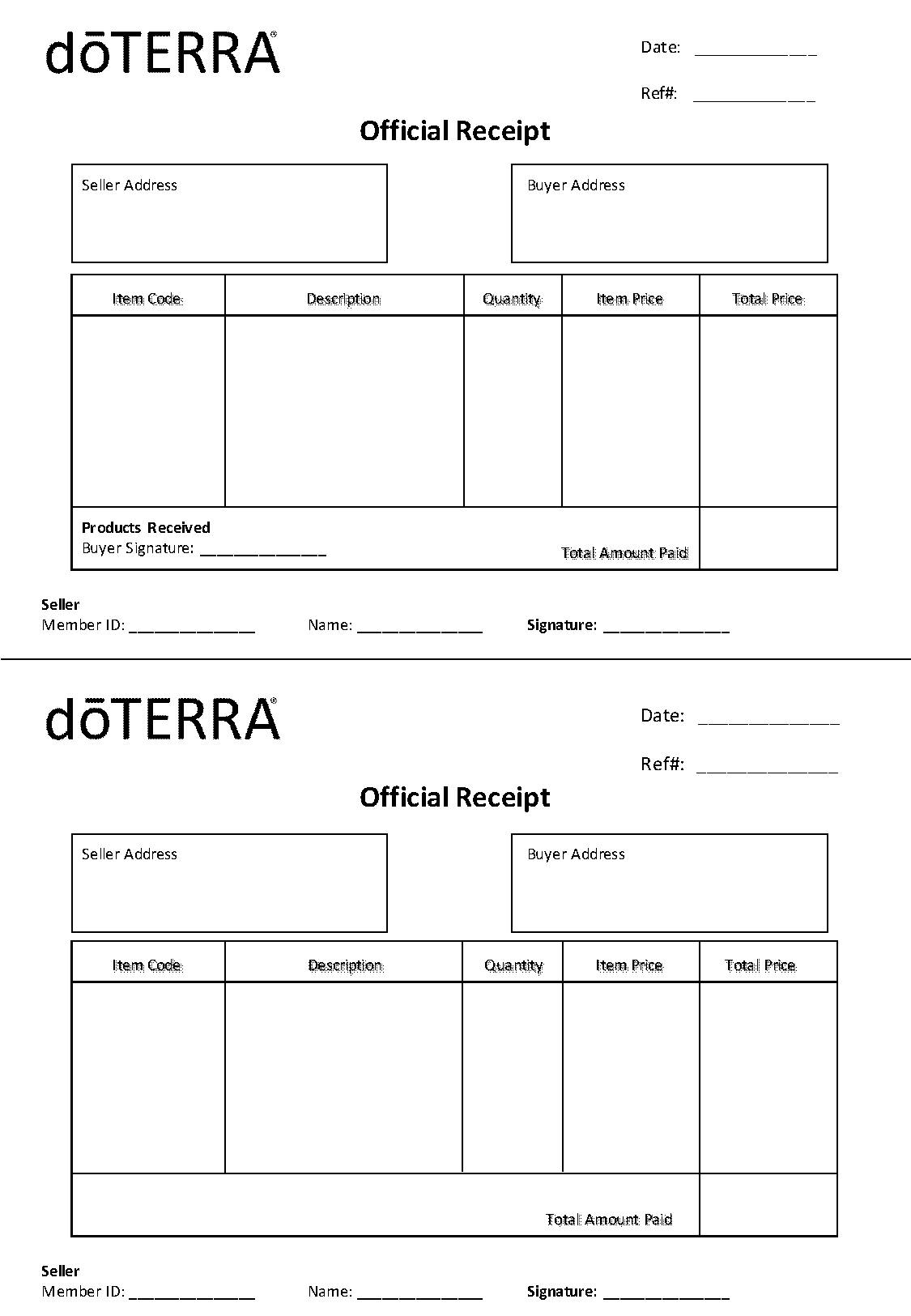 retail sales invoice template