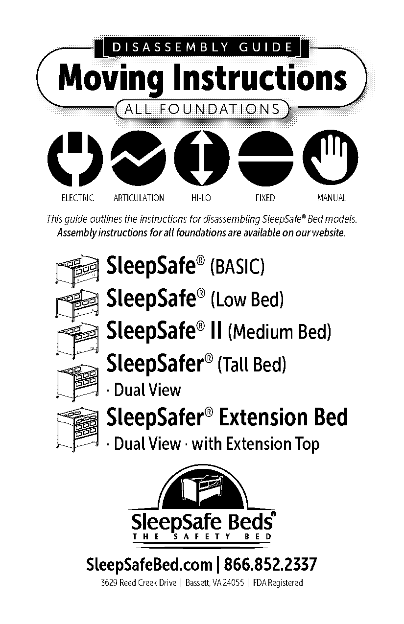 sleepsafe bed guard instructions