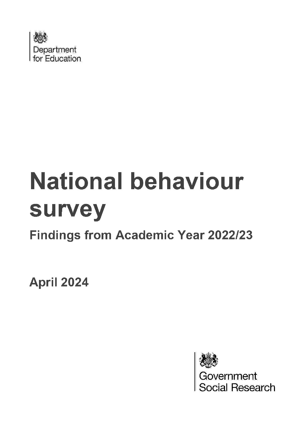 behaviour questionnaire for pupils