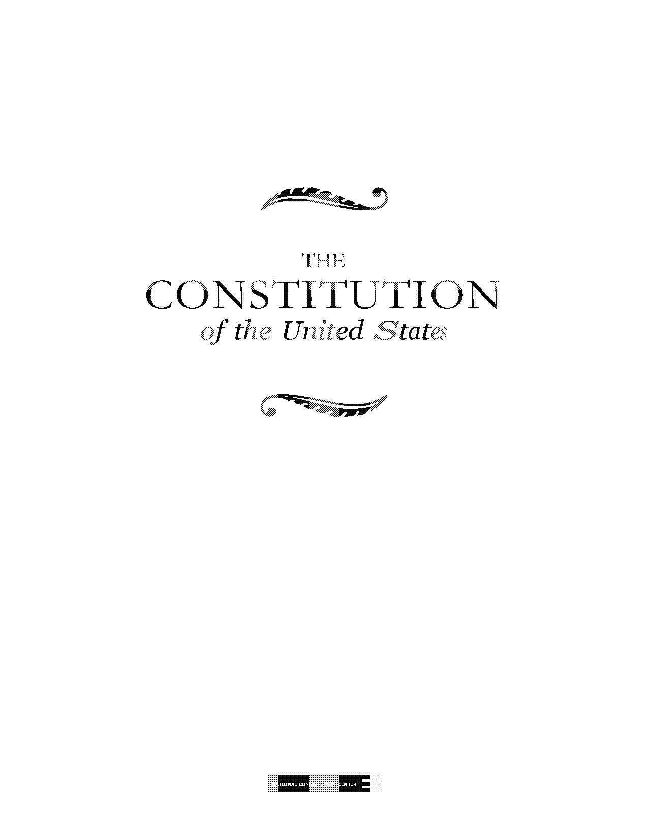 article one of the us constitution