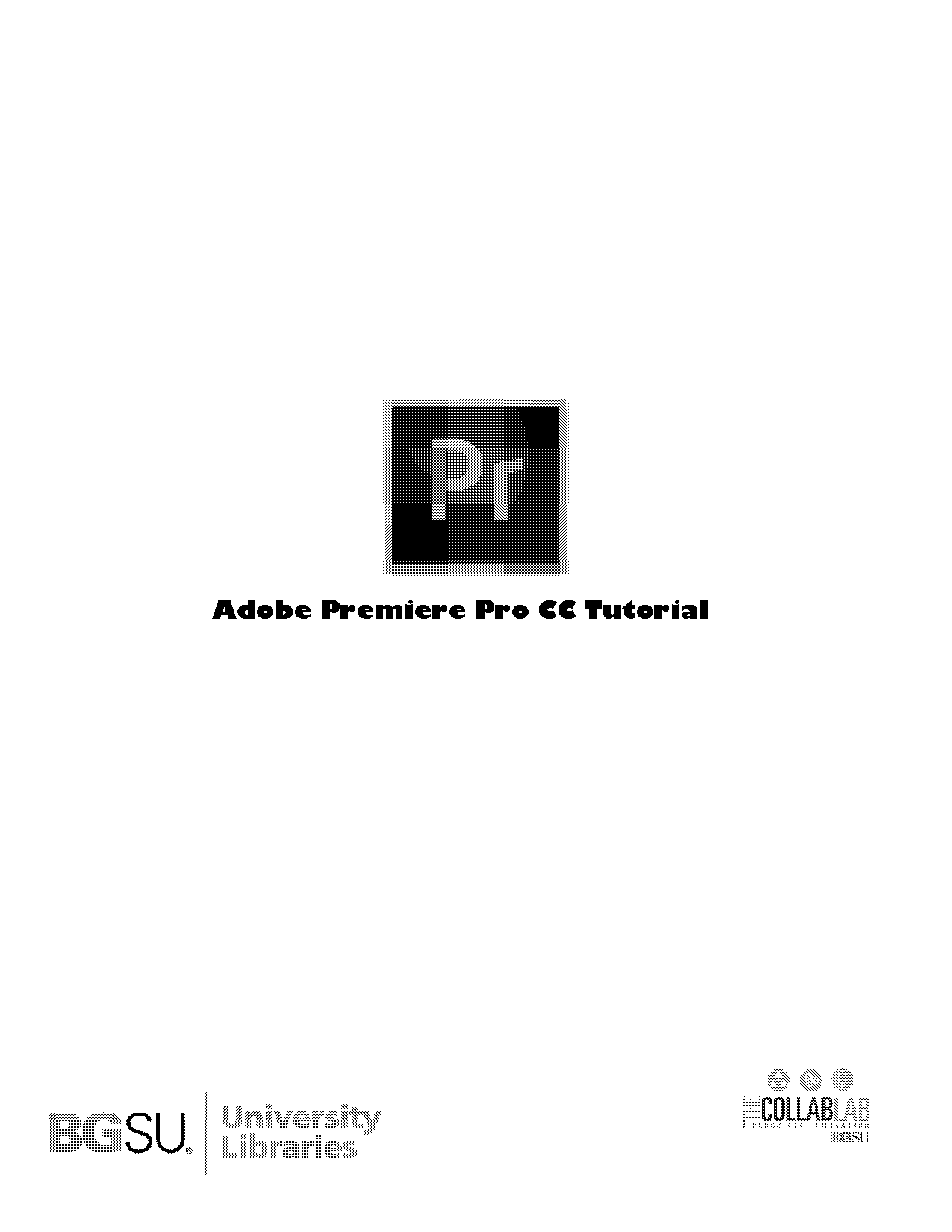 adobe premiere training manual pdf