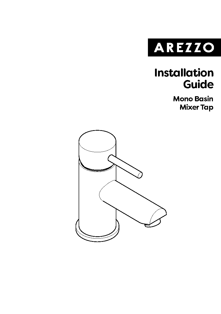 mono basin mixer tap fitting instructions