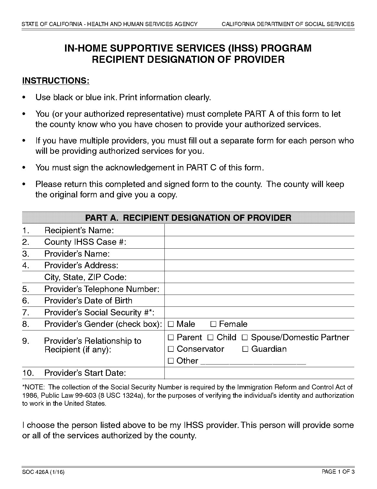 ex parte declaration madera ca fillable form