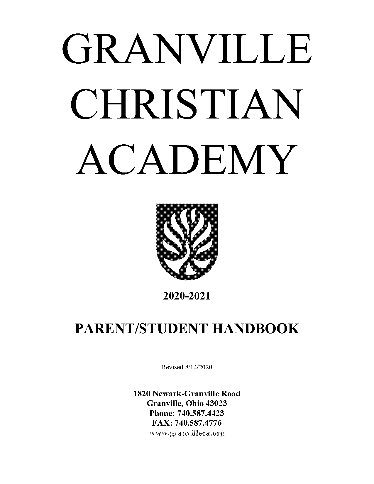 freedom christian academy student handbook