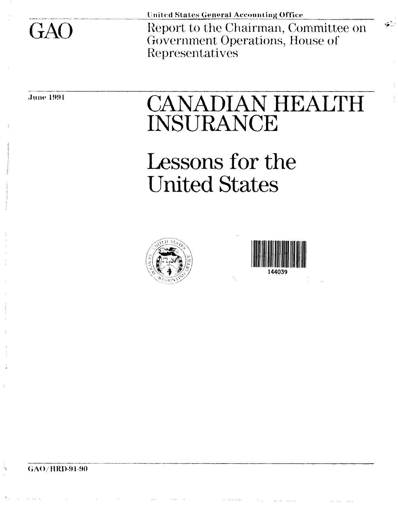 health policy issues in canada