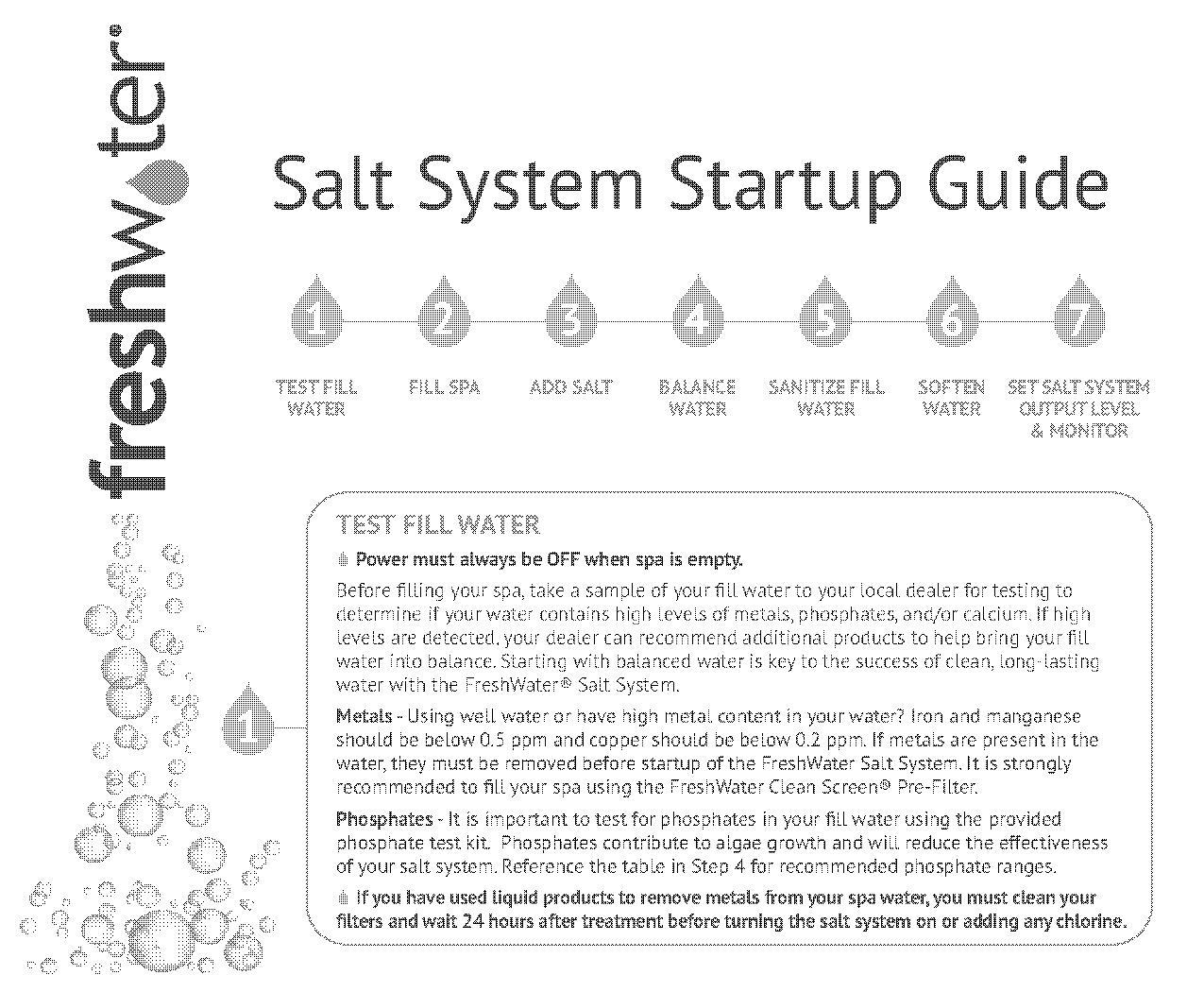 ace salt system not producing enough chlorine