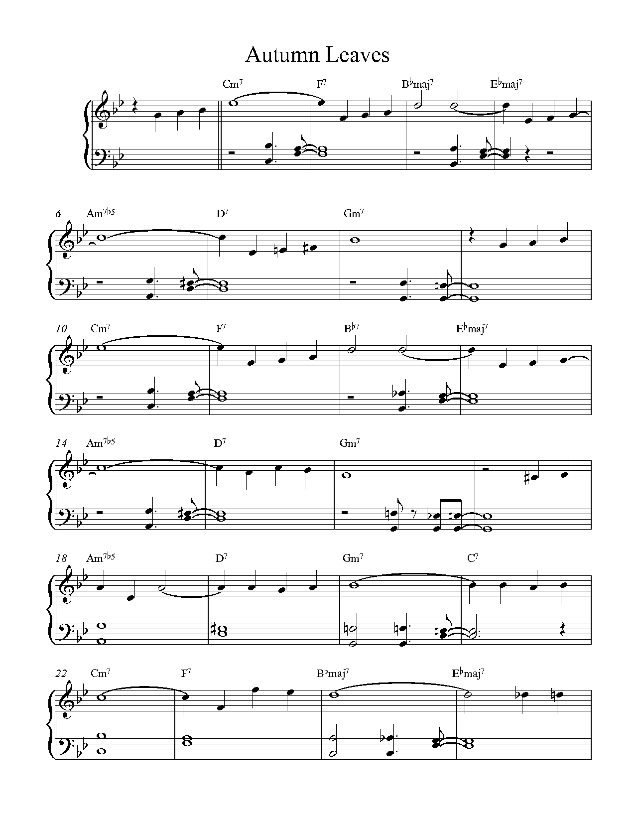 lingus solo transcription pdf