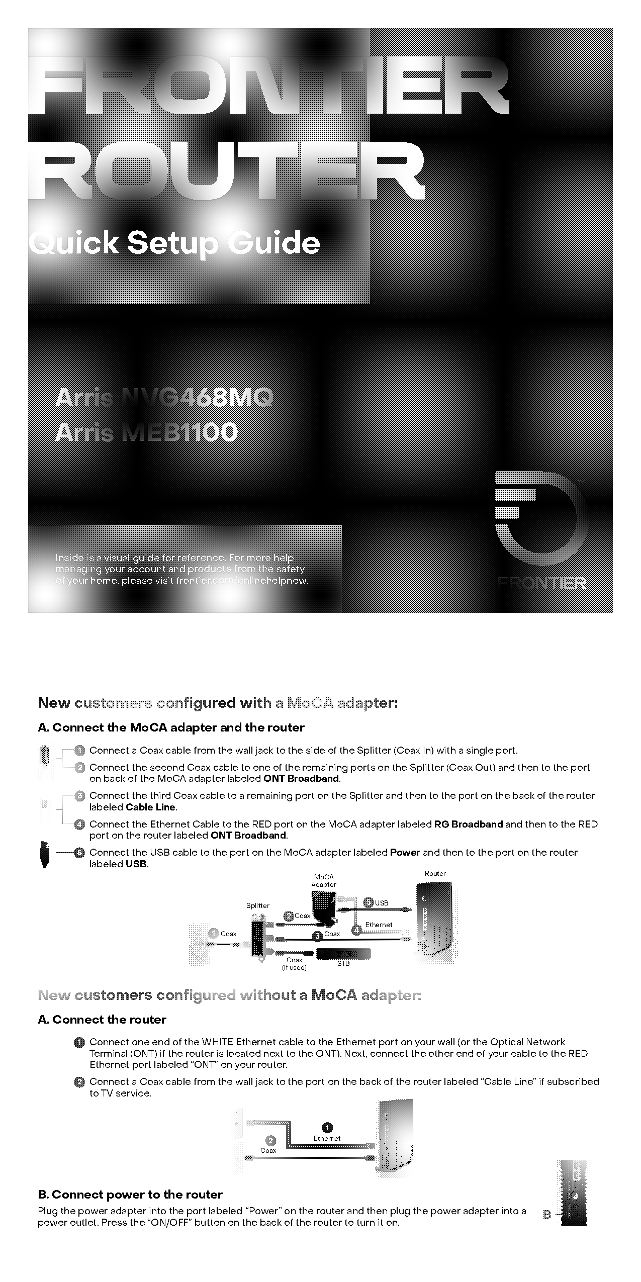 frontier self install kit instructions