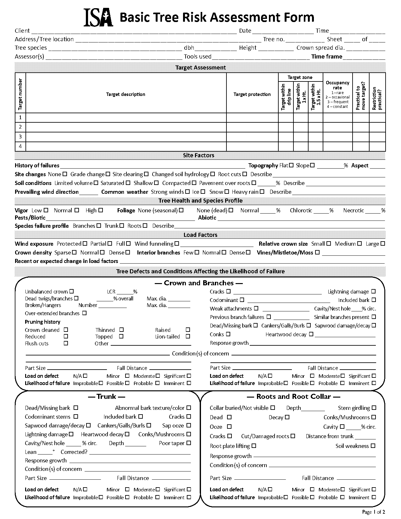 risk hazard analysis form template