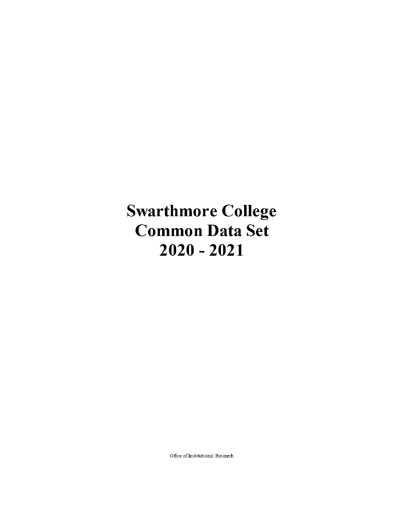 how many sat subject tests swarthmore require