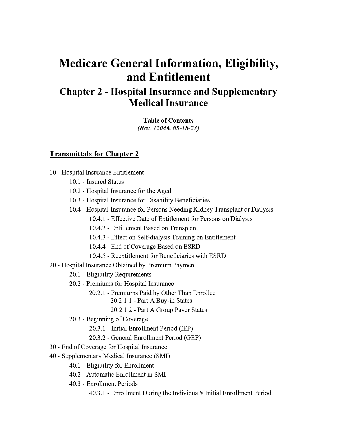 request for termination of premium hospital and medical insurance