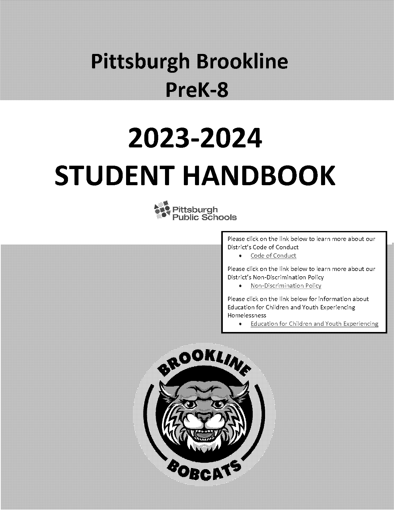 pitt msw student handbook