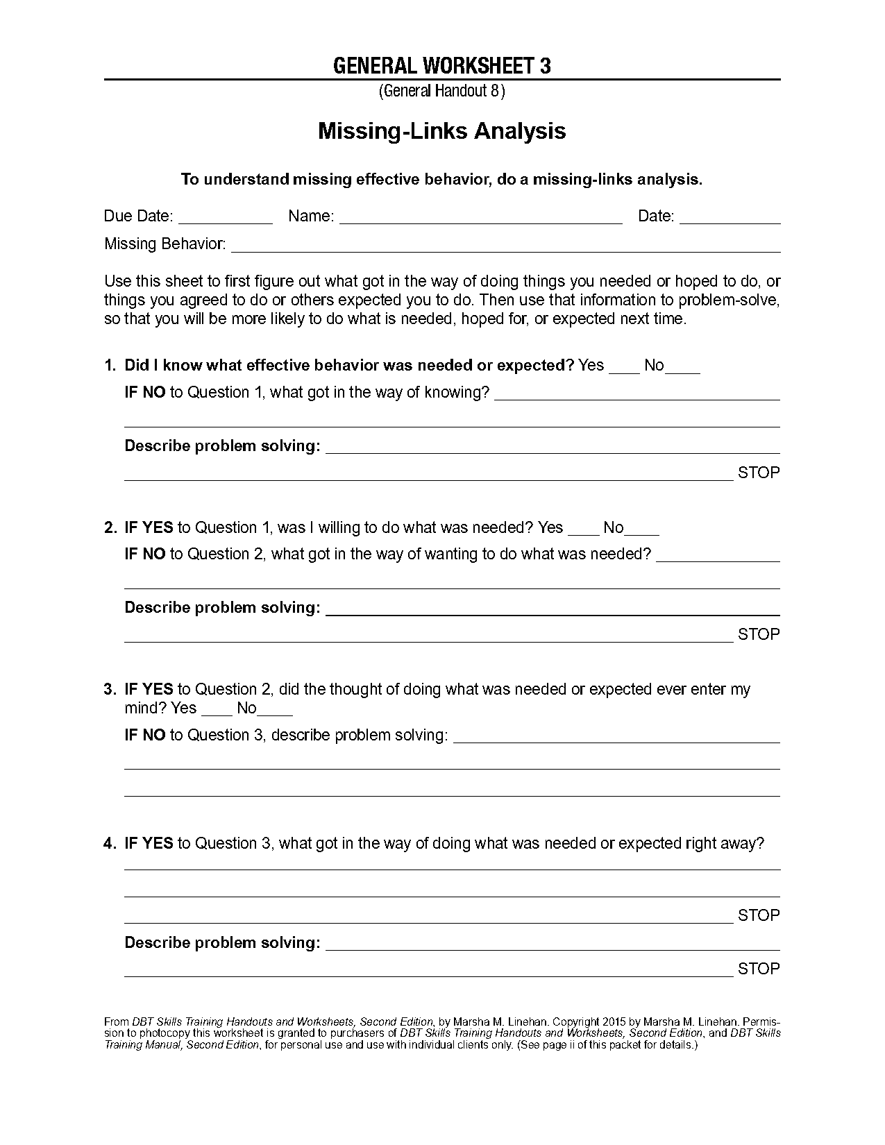 chain analysis dbt worksheet